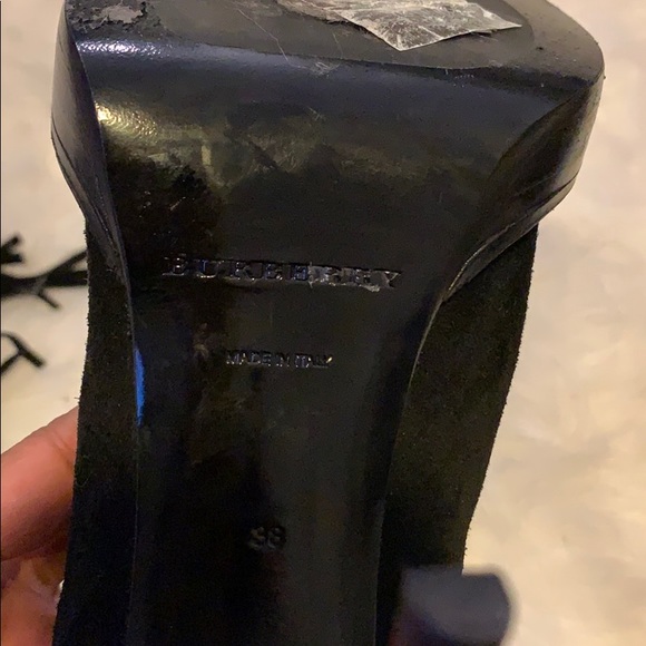 Burberry Runway Nadie Fringe Black Booties - Picture 4 of 7